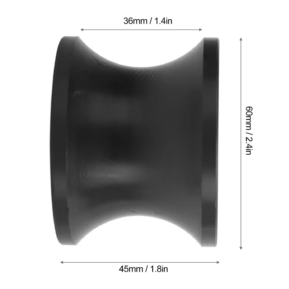 Boats Yachts Trailers Black Boat Trailer Roller 60*45mm 40*49mm Bow Roller Shock Proof 75*86mm Bell Roller Yacht Marine #4