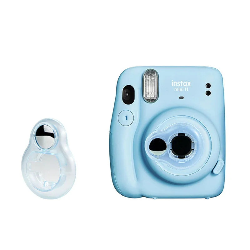 Espelho de selfie adequado para fujifilm mini11, câmera de filme instantâneo, lente de selfie colorida gelatinosa, 5 opções de cores disponíveis