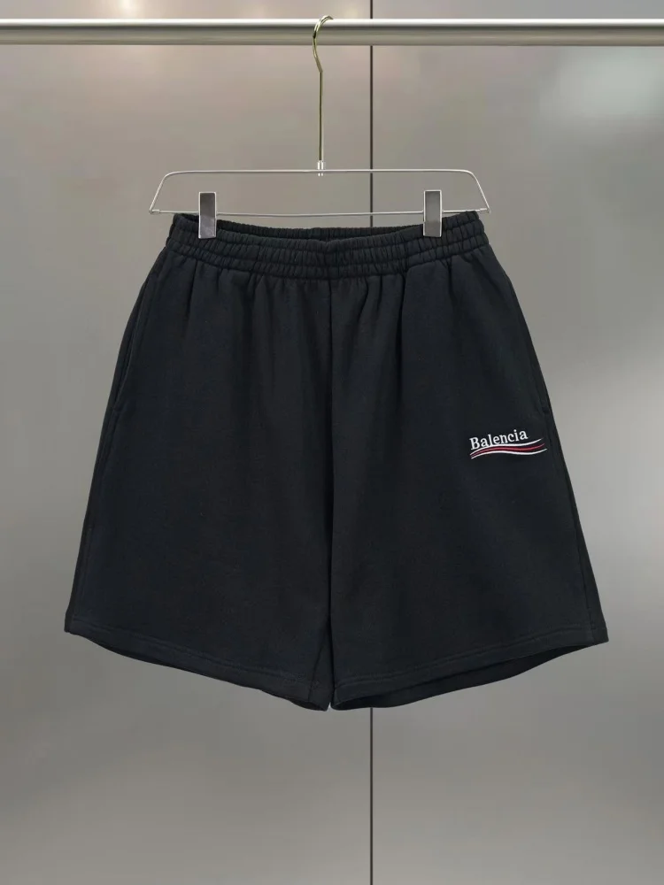 

Летние европейские модные брендовые спортивные шорты с буквенным принтом, мужские и женские свободные повседневные уличные универсальные модные шорты