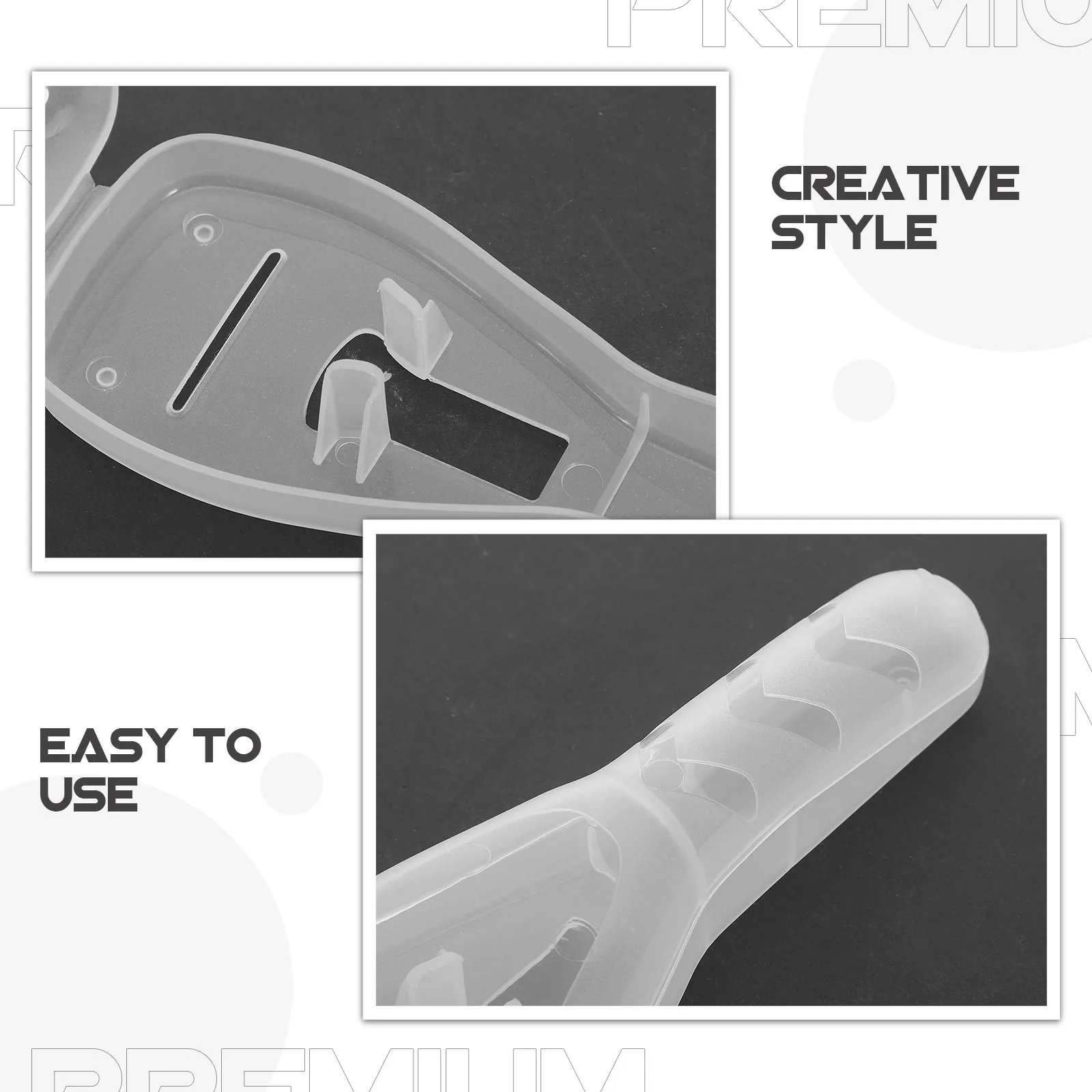 2Pcs Manual Razor Protective Case Transparent Travel Storage Box Plastic Shaver Organizer Hair Removal Holder Shavers Case