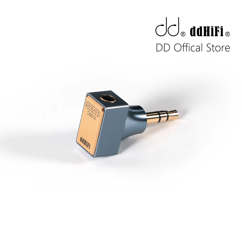 DD ddHiFi DJ30C All-New 3.5mm Female to 3.5mm Male Headphone Adapter