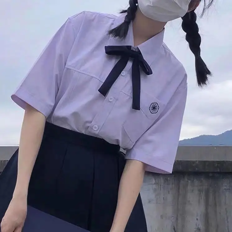 Uniforme SвRayé de Style JK Japonais avec Nministériels d Papillon pour Femme, Cosplay Coréen à la Mode