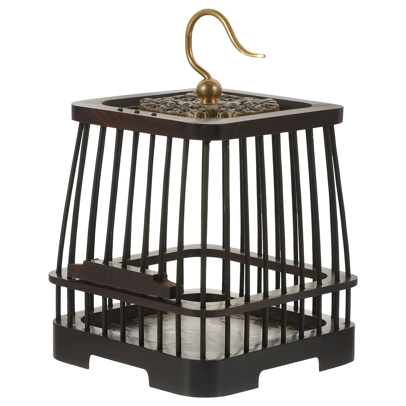 

Lotus Pond Cover Cage Durable Wooden Insect Cage Box Mini Holder Storage Basket Travel Practical Functional