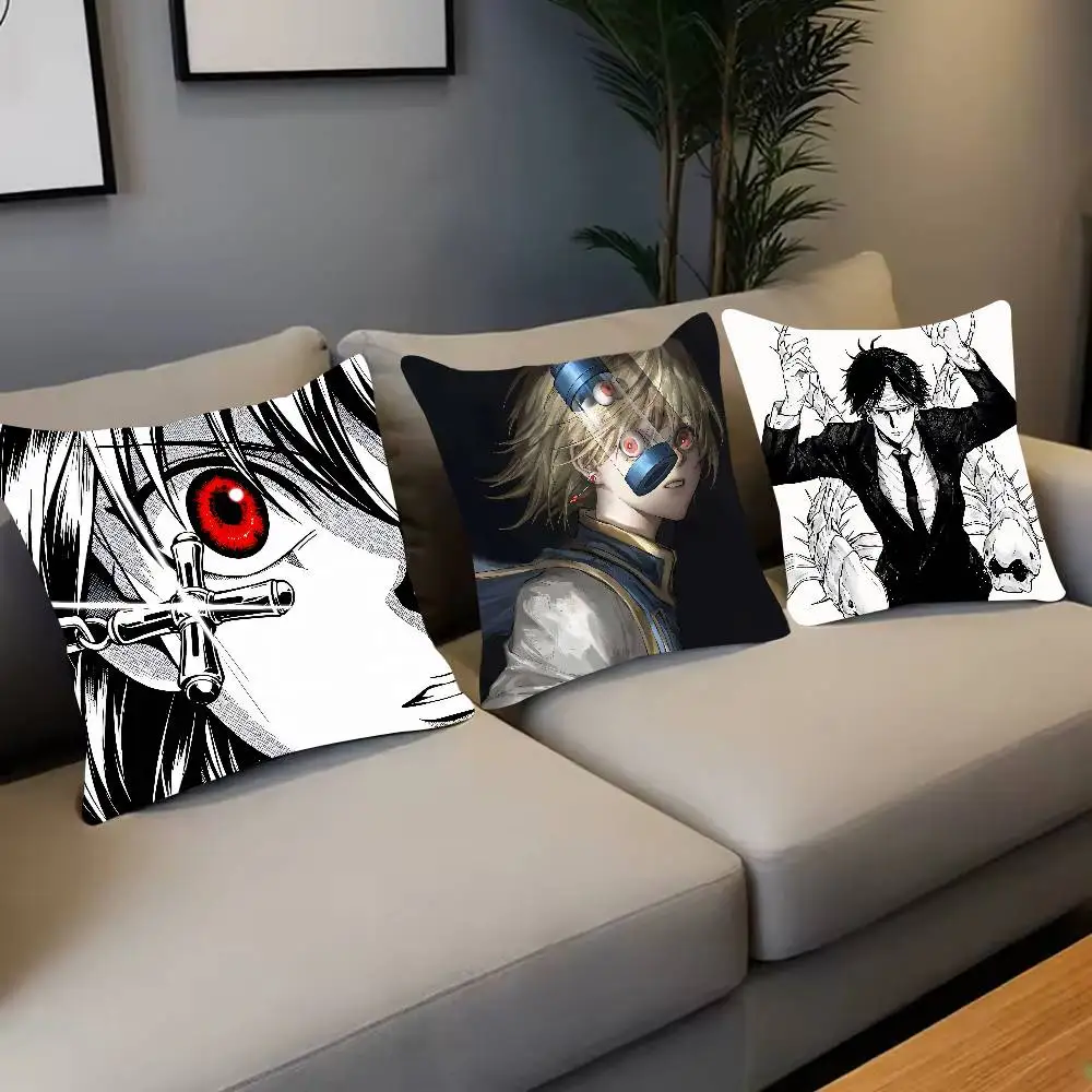Cool Classic Anime Fashion Hot H-Hunter X Hunter Cushion Cover Decor Home Throw Pillow Covers Couch Camping Pillow Cover Decor