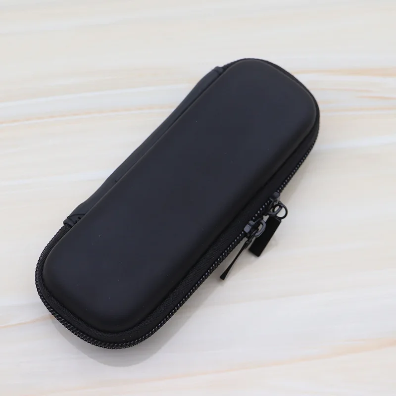 أسود صغير سليم حافظة صغيرة جلدية زيبر حقيبة حمل سحاب حافظة سجائر ل JUUL POD RELX صفر NORD Kit