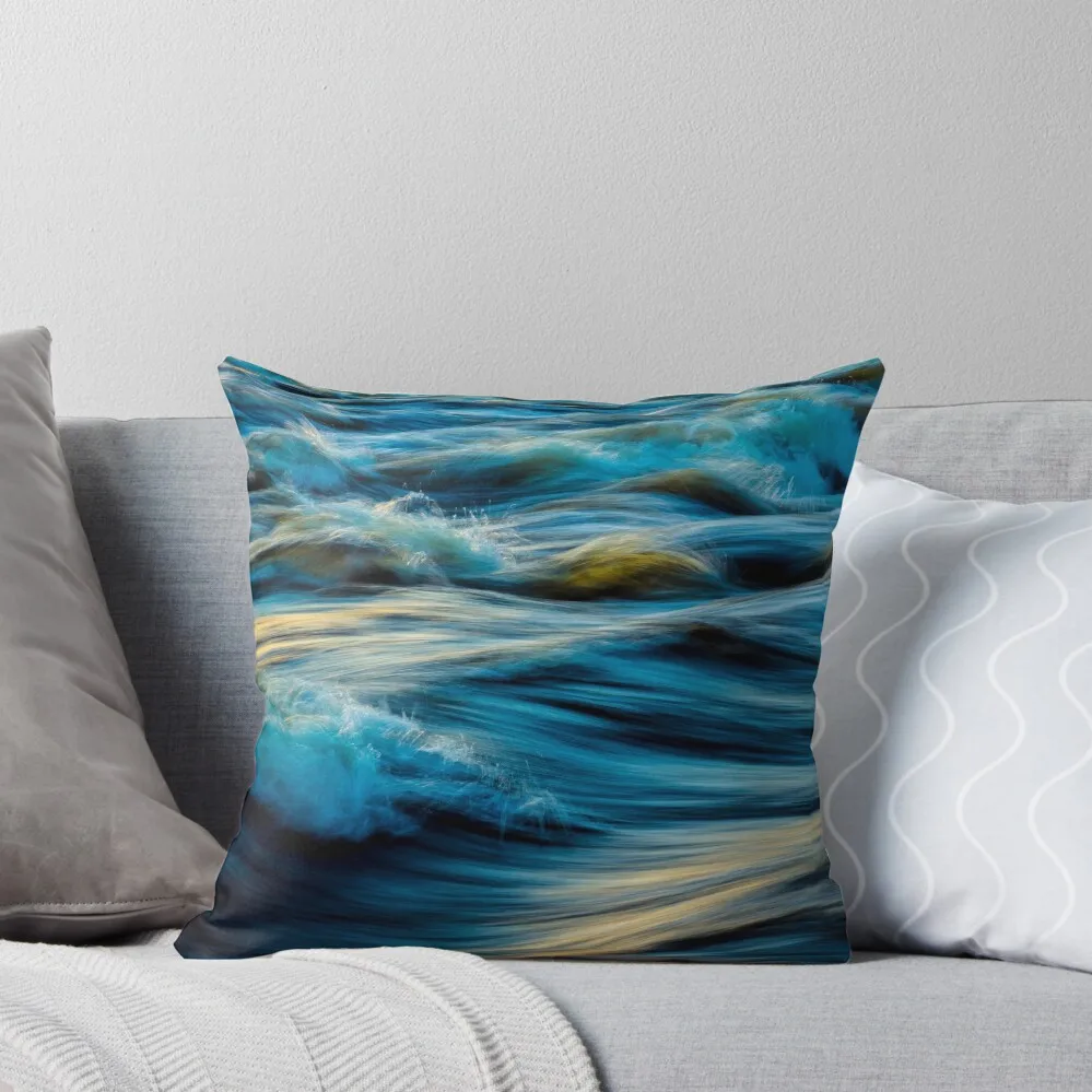 

Blue ocean waves Throw Pillow pillow pillowcase Decorative Sofa Cushion Sofa Decorative Covers Decorative Sofa Cushions pillow