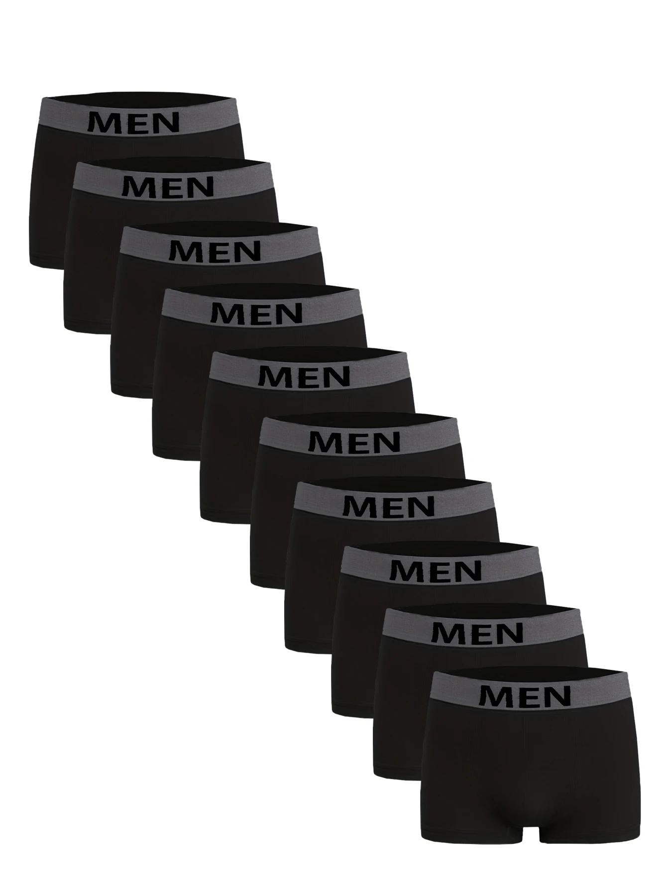 

5/10 шт./лот Мужское нижнее белье: модные трусы, молодежные повседневные спортивные трусы, однотонные боксеры, домашние шорты