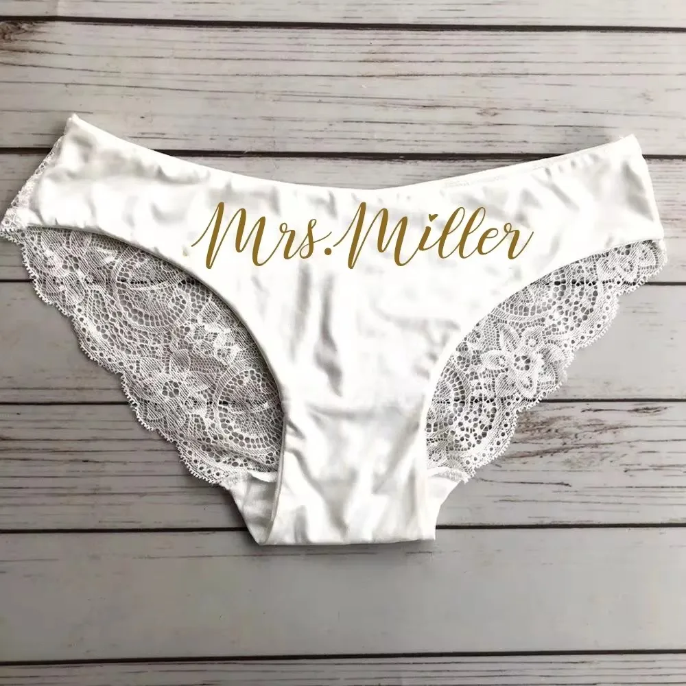 Personalized Bride Panties - Custom Bride Panties - Bridal Lingerie - Bachelorette Party Gift - Bachelorette Party - Bride Gift