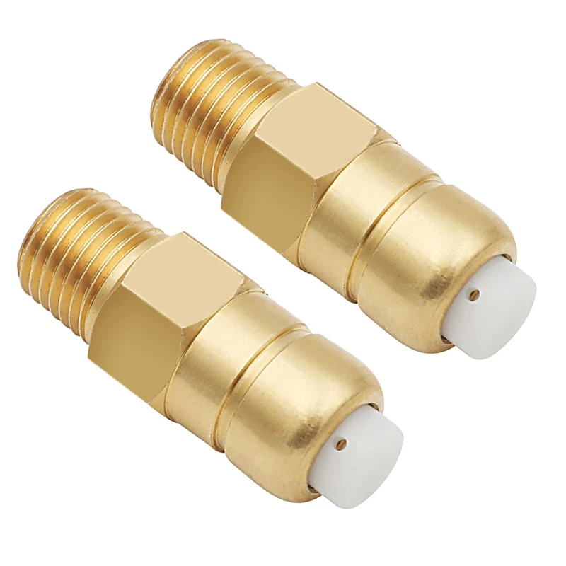 For Pressure Washer Pump, 1/4 Inch NPT Thermal Relief Valve, Replacement Pump Protector，A25F-2 Pieces Thermal Release Valve