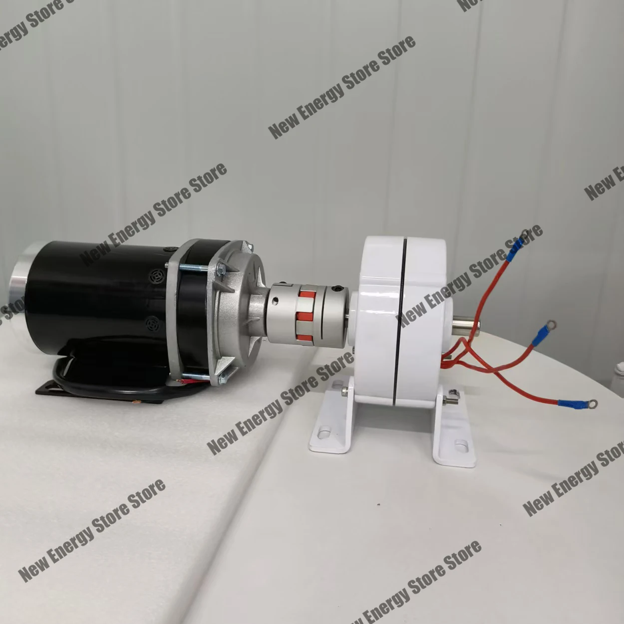 6KW مولد مغناطيسي دائم منخفض السرعة 220 فولت 380 فولت ثلاث مراحل مولد تيار متردد مع محرك قيادة تيار مستمر للأجهزة المنزلية