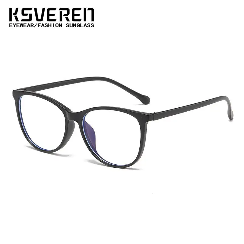 KSVEREN Anti Blue Lightแว่นตาผู้ชายVINTAGEรอบแว่นตาผู้หญิงแฟชั่นแว่นตาPresbyopicกรอบ