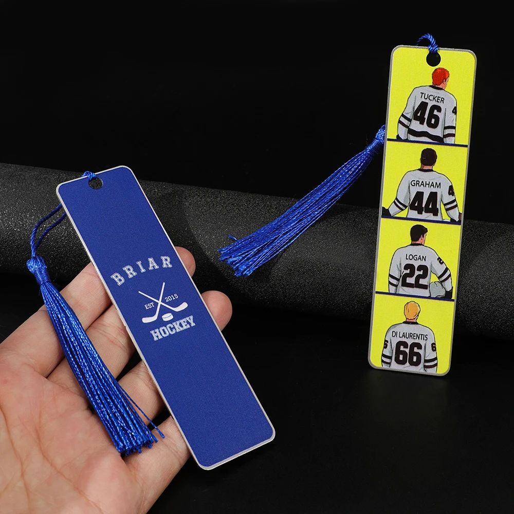 AICase for Off Campus Series Merch Double-Sided Inspired Bookmark, for Briar U University Garrett Graham Jersey Metal Bookmarks.