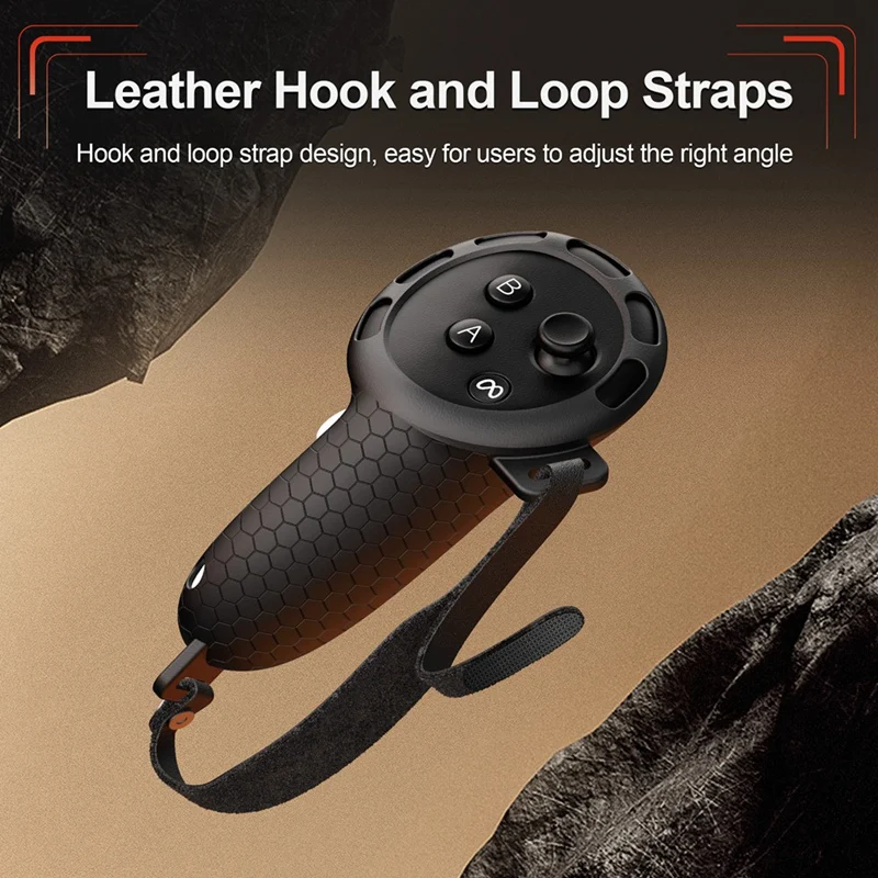 FFYY-Silicone Controller Grip For Oculus Meta Quest 3S Oculus Quest 3 VR Accessories Grips Cover For VR Touch Controllers