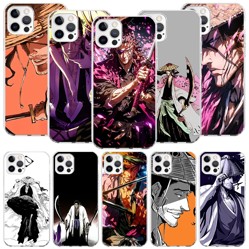 Bleach Kyoraku Shunsui Phone Case For iPhone 16 15 Plus 11 14 Pro Max 13 12 Mini XS X XR 7 8 + SE Pattern Customized Couqe Cover