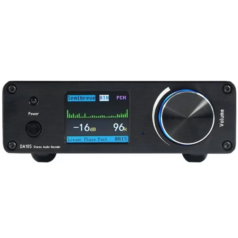 DA10P Semibreve Hi‑Fi DAC,Dual ES9039 Decoding Chip,Bluetooth 5.4 USB Input,DSD512 Support Desktop Audio Converter