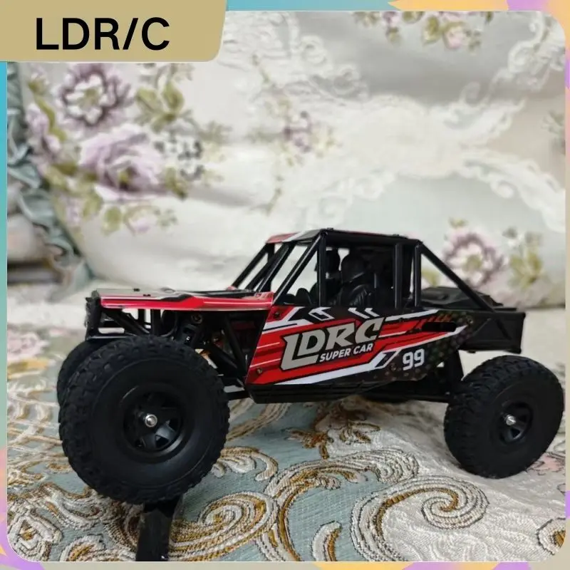 

LDRC 1:18 4WD RC Crawler Car, Off-Road Remote Control Climbing Vehicle with LED Lights, Rock Crawler Toy Gift for Boys Adults