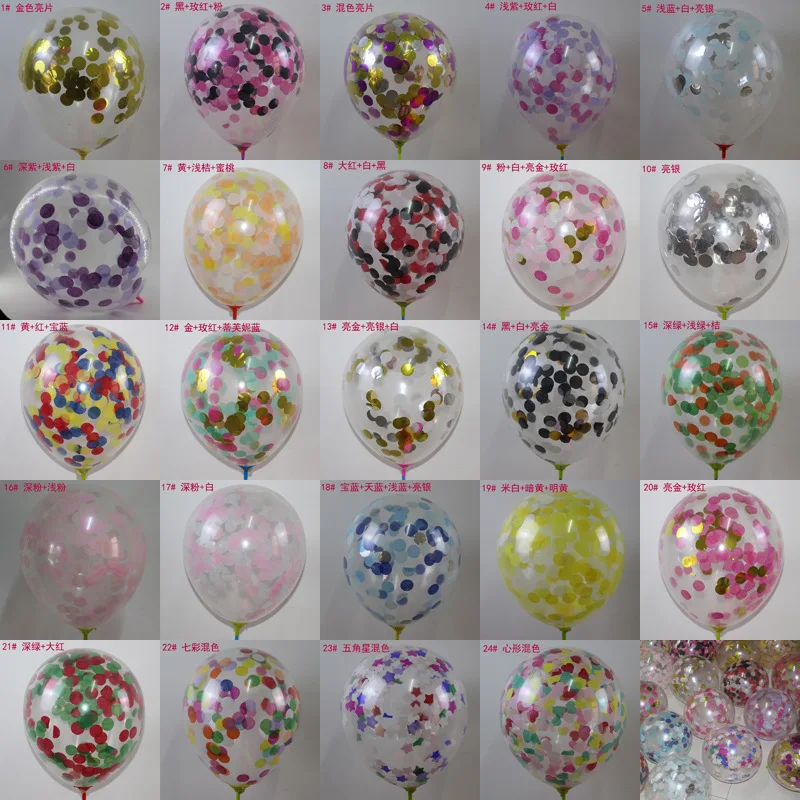 1Pack Konfetti Klar Ballon Konfetti Geburtstag Hochzeit Geburtstag Baby Shower Party Transparent Ballon Konfetti Dekoration Versorgung – Detail 6