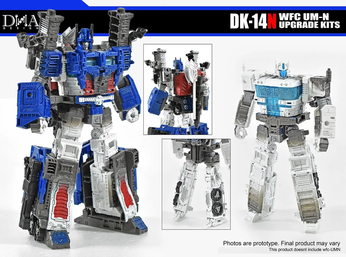 Action Figure Upgrade Kit, DNA Design, Ultra Magnus, Novo, DK-14, DK14, DK-14S, DK-14P, para Cerco, Netflix, Legacy, WFC, PF, Acessórios