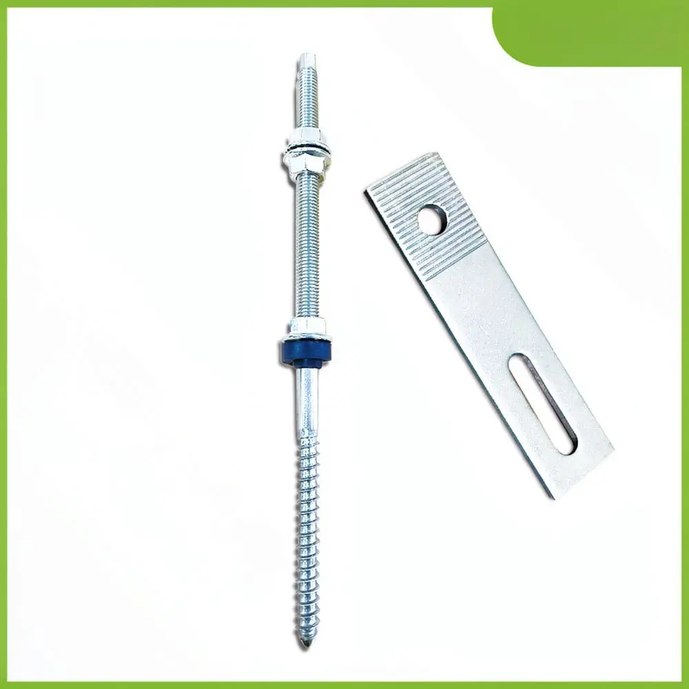 For For SUNTECH Aluminum Alloy L Foot Bracket Solar Panel Roof Rail Mounting Hardware Fixation System Accessory