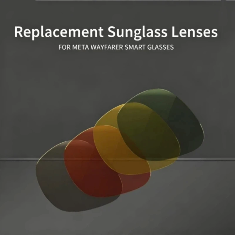Replacement Sunglass Lenses for Me-ta Wayfarer Smart Glasses RW4006 RW4008 Quick Installation Polarized Sun Glasses Lens