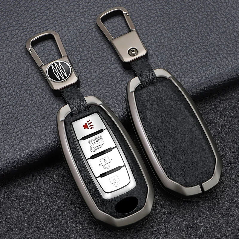 Car Remote Key Case Cover for Infiniti QX50 EX25 QX50 QX60 EX35 FX35 FX45 FX50 EX37 EX25 Q60 Shell Fob Keychain Auto Accessories