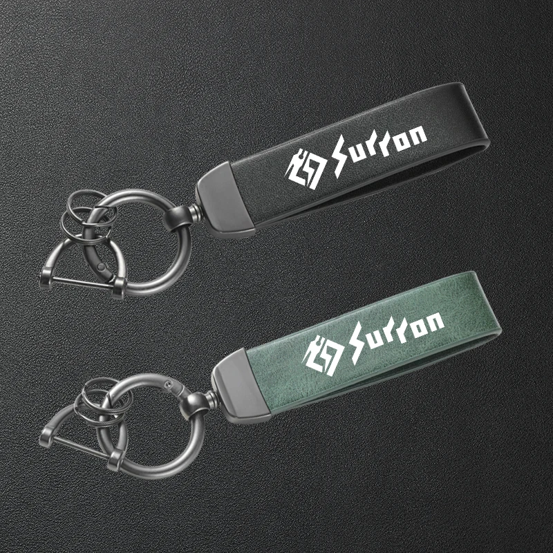 High-Grade Leather Motorcycle Keychain Holder Keyring For SURRON 48T 52T 54T 58T 64T Accessories