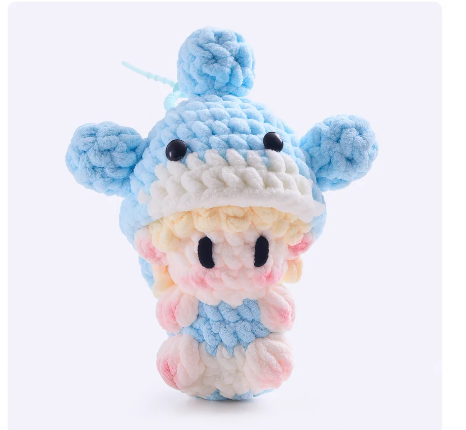 Celebrity merchandise: gummy candies, handmade crocheted dolls, keychains, and concert support materials/merchandise.