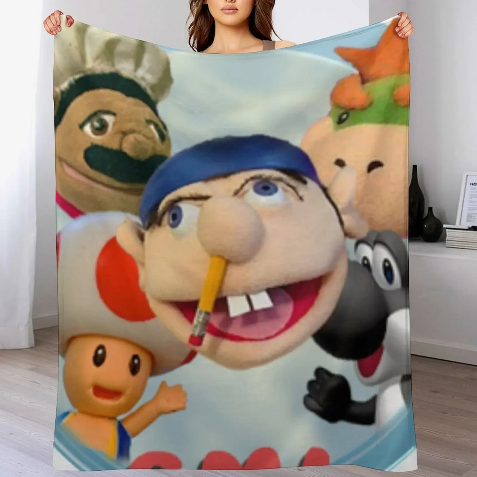 

SML Gang Throw Blanket Soft Comfort Blanket for Reading Watching TV