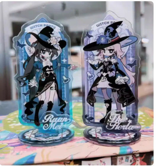Japanese Anime Honkai：Star Rail Herta Ruan Mei Acrylic Stand Figure Model Plate Cosplay Collection Desktop Decor Gifts New XXWZ