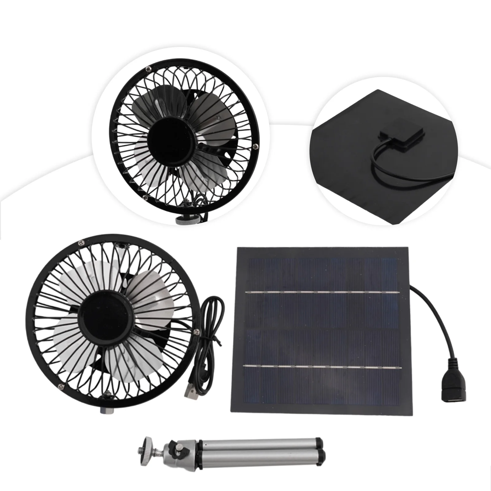 

Портативный USB-вентилятор с солнечной панелью мощностью 10 Вт, телескопический кронштейн, съемная конструкция, несколько функций, сильный ветер, безопасный