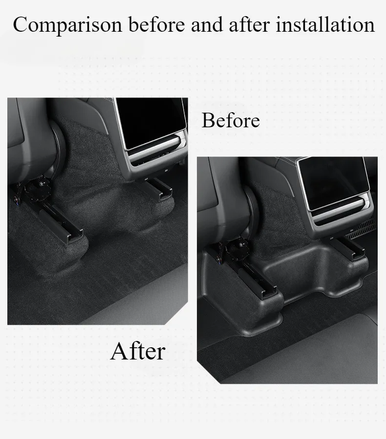 مقعد الشريحة السكك الحديدية وسادة غطاء ل تسلا نموذج Y إطلاق 2025 العرعر سيارة مقعد السفلي الزاوية المضادة للأوساخ وسادة واقية اكسسوارات السيارات