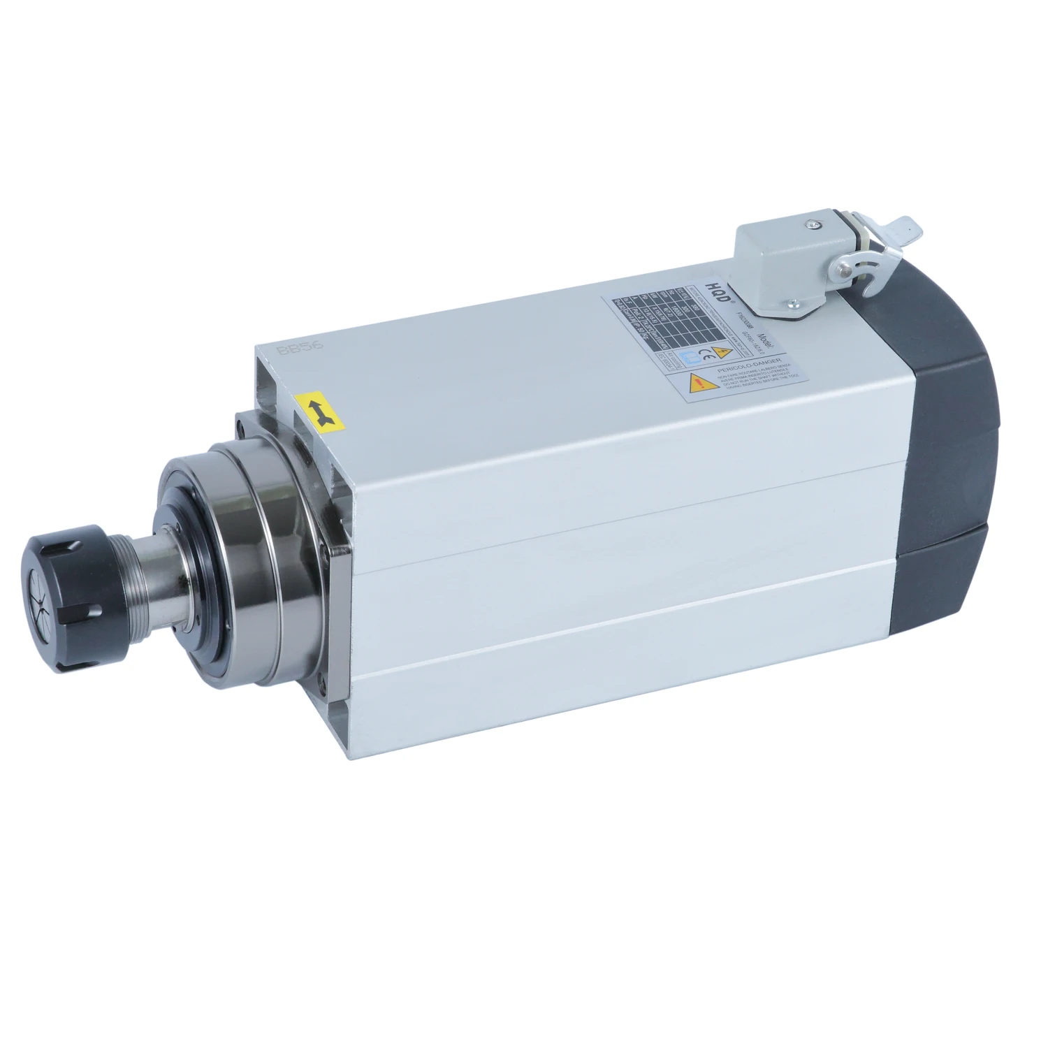 HQD 6kw 24000RPM ER32 High Speed High Precise Bearings Air Cooled Spindle Motor For CNC Engraving Machine GDF60-24Z/6.0