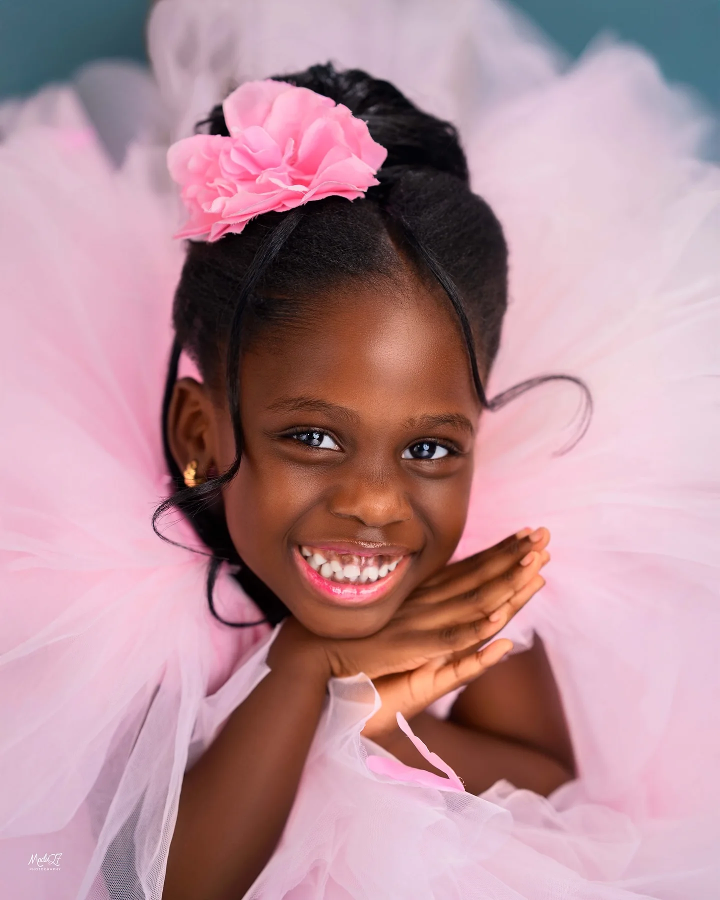 

Customized Pink Girls Birthday Party Dress Mini Ruffles Short Flower Girl Dresses for Wedding Kids Prom Gown