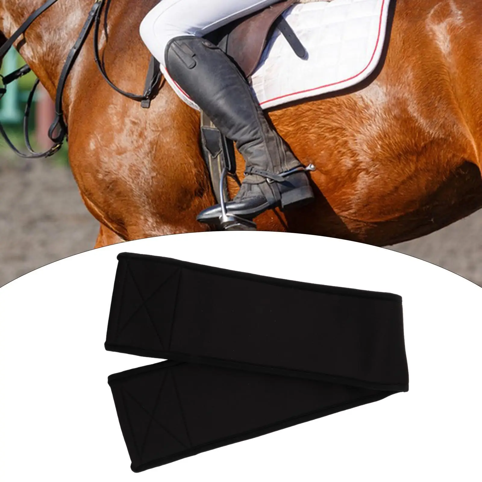 

Horse Girth Equipment Training Outdoor Sport Breathable Practical Protector Anti Slip Lightweight Neoprene Equestrian Supplies