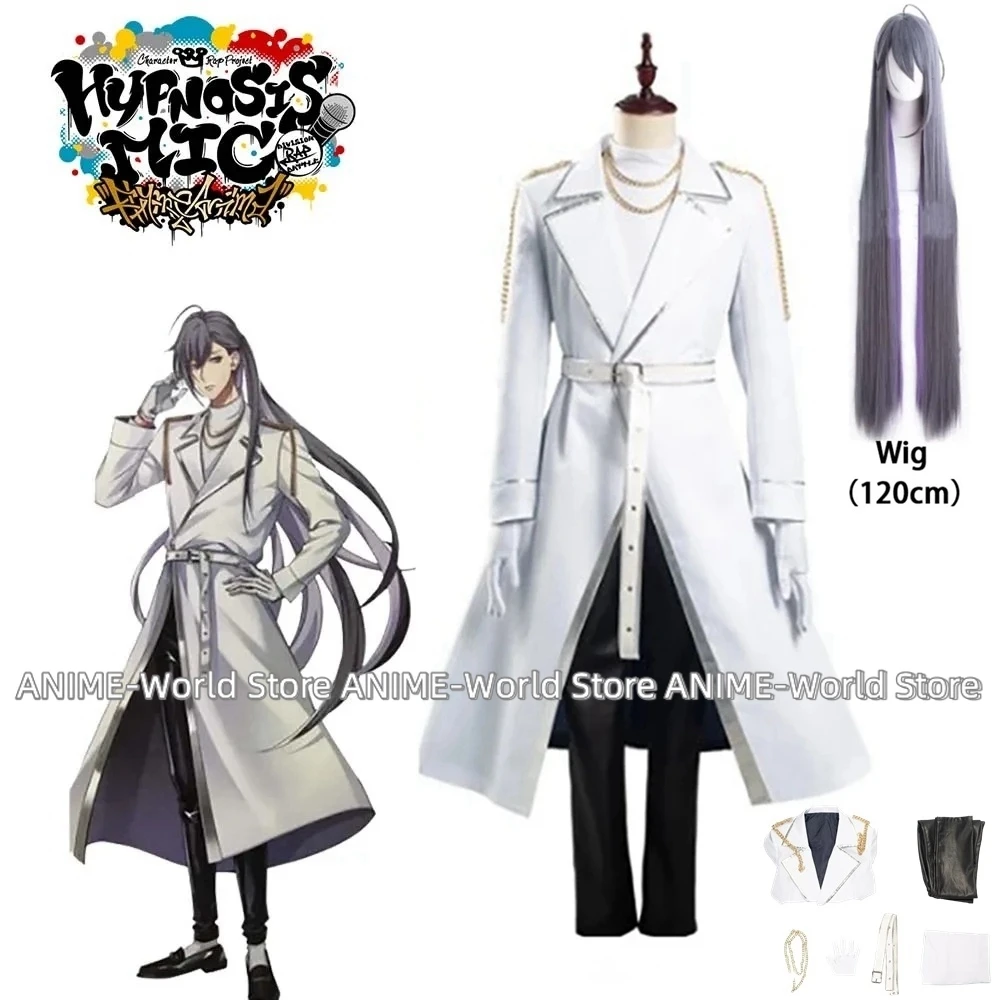 

《Custom Made》Game Division Rap Battle Costume Hypnosis Microphone Jakurai Jinguji Cosplay Uniform Suits Wig Any Size