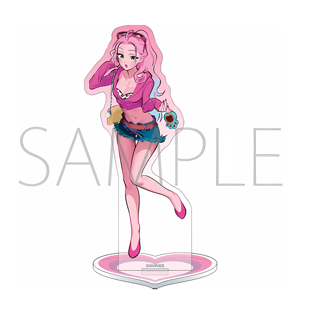 Alien Stage Mizi Sua Till Ivan Luka Hyuna 15CM Cute Anime Acrylic Stand keychain Cosplay Full Set peripheral Collect Fans Gift