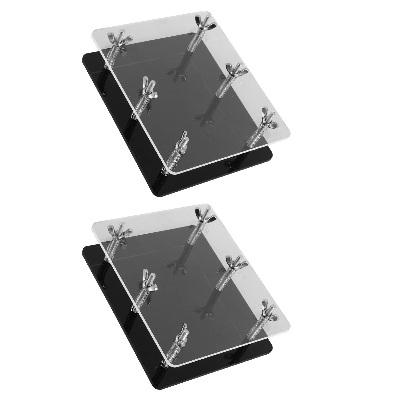 

2Pcs Card Alignment Device for Cards Straightening and Protection Compact Flattening Tool for Game Card Storage