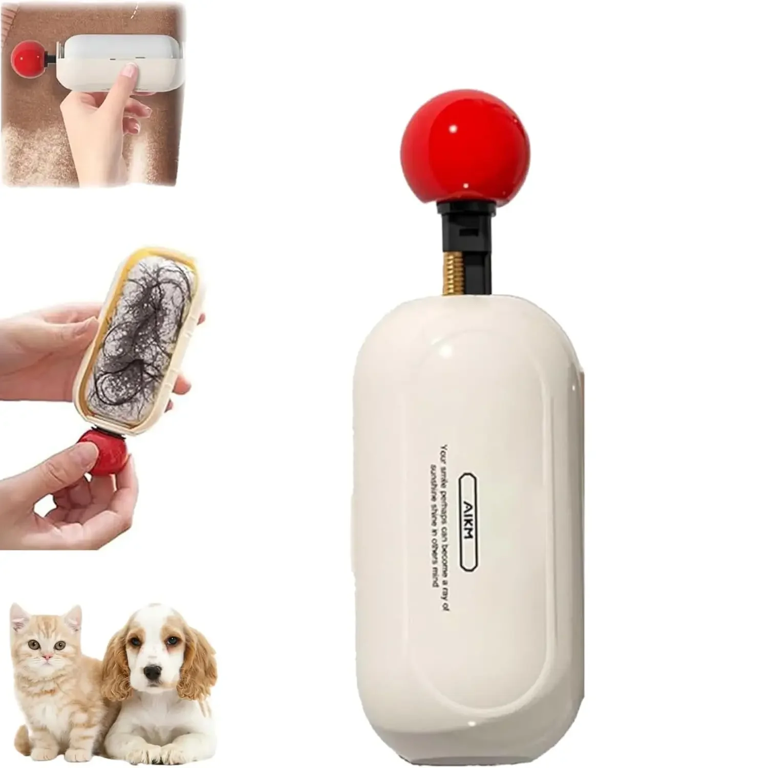 Sticky Lint Roller, 2 In1 Washable Lint Remover, Portable Reusable Mini Ball Pet Hair Remover for Clothes Furniture Dog Cat Hair
