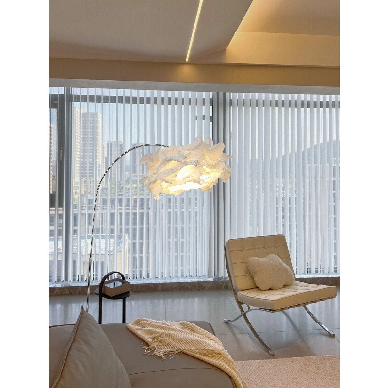 Living room atmosphere, cloud bedroom fishing, vertical lamp c