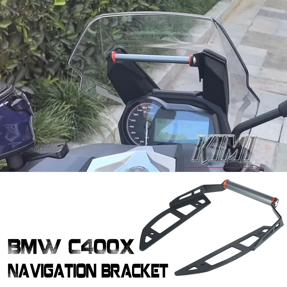 For BMW C400X C 400X c400x 2019-2023 Motorcycle GPS Phone Navigation Mount Anti shake Bracket Adapter Mounting Holder Suppor