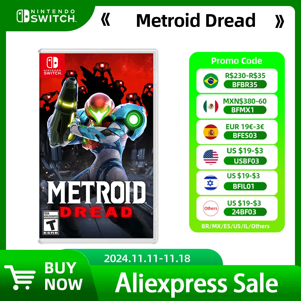 Metroid Dread Nintendo Switch Game Deals 100% Official Original Physical Game Card Action Adventure Genre for Switch OLED Lite