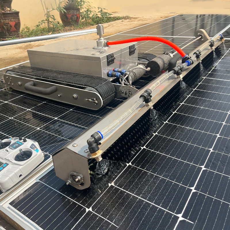 Solar Panel Cleaning Robot Automatic Machine Equipment Photovoltaic Cleaning Robot