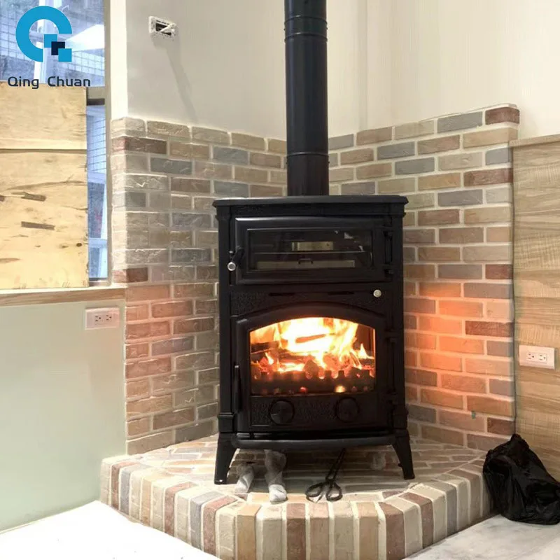 Picture 4: Classical Interior Cast Iron Real Fire Fireplace Winter Villa Self-built House Essential Heating Stove Oven