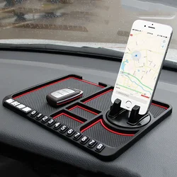 Multi-Functional Car Anti-Slip Mat Auto Phone Holder Non Slip Sticky Anti Slide Dash Mount Silicone Dashboard Pad Assecories