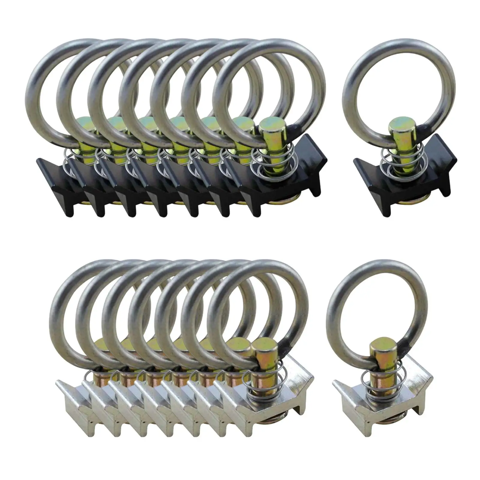 

8 шт. запасные части для фитинга якорной гусеницы, простая установка, уплотнительные кольца для закрытых прицепов, бортовых грузовиков, внедорожников, квадроциклов