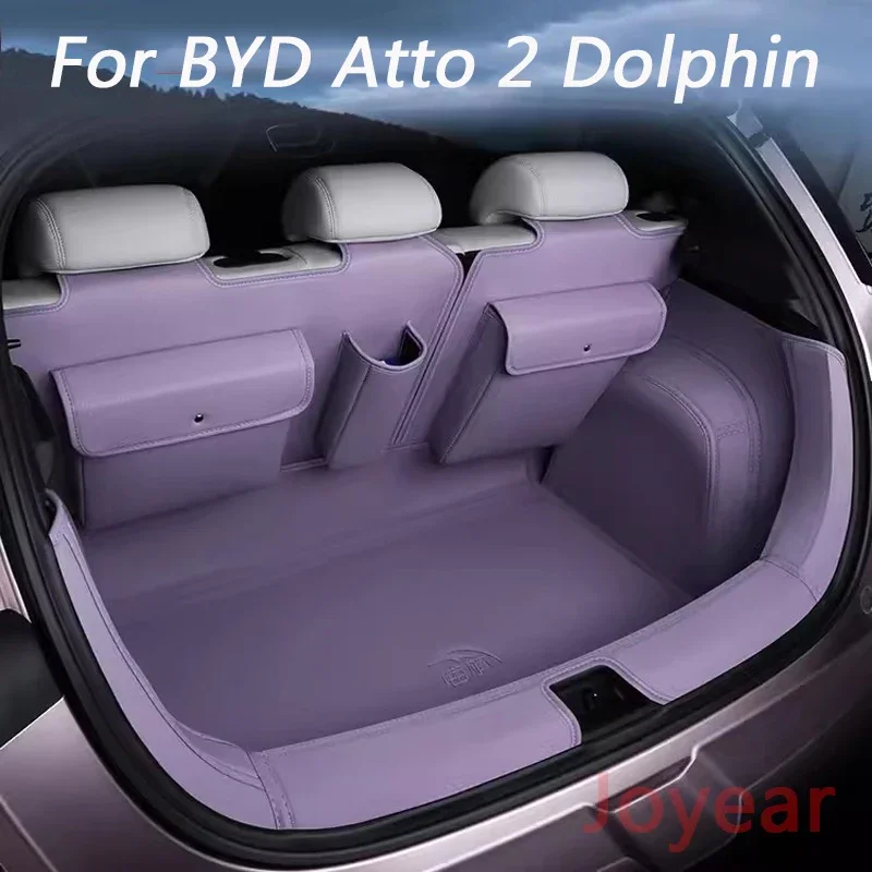 For BYD Atto 2 Dolphin 2022 2023 Car Trunk Mat Fully Surrounded Tailgate Mat Special Car Interior Modified Protective Supplies