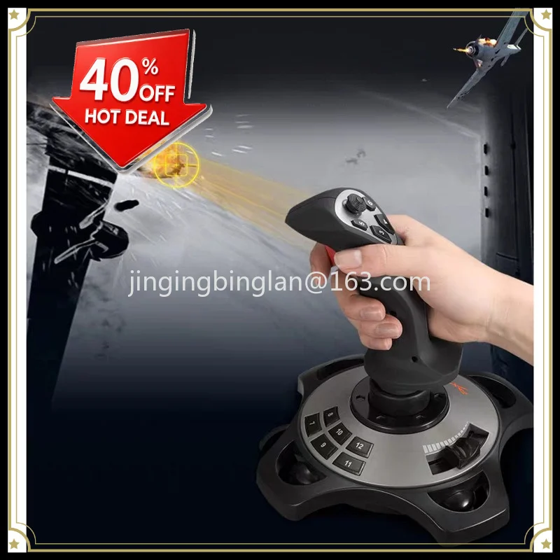 Factory Direct PXN 2113 Pro Flight Simulator Joystick Gamepad Accessories Accessories