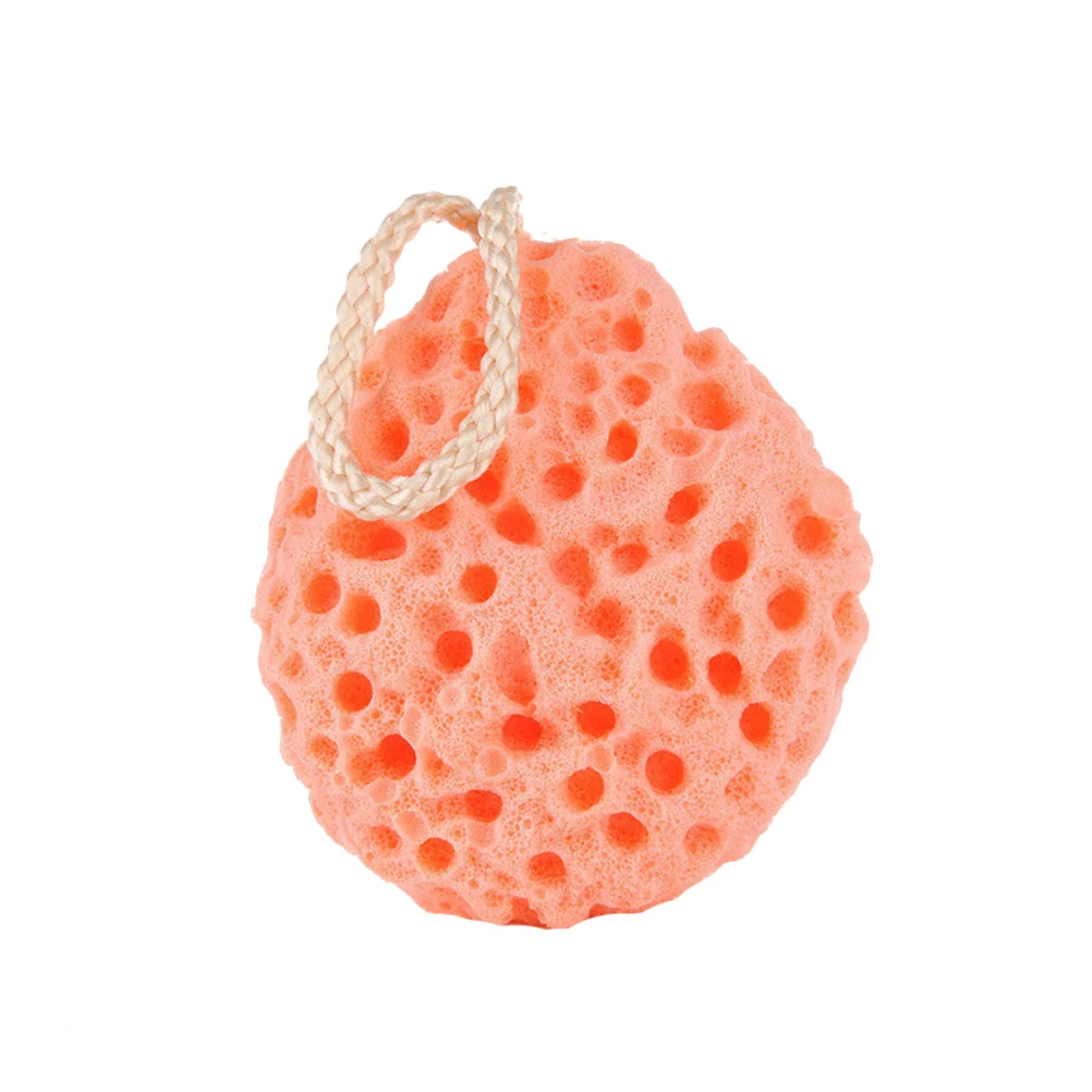 

3 шт., набор детских губок для ванны и душа, прочный дизайн в форме фруктов для нежного ухода за кожей и релаксации, зеленый, желтый, оранжевый