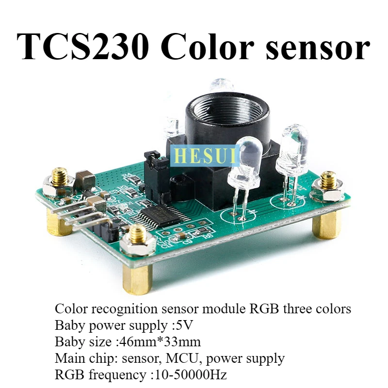 TCS230 TCS3200 color sensor color recognition induction module RGB three colors serial output