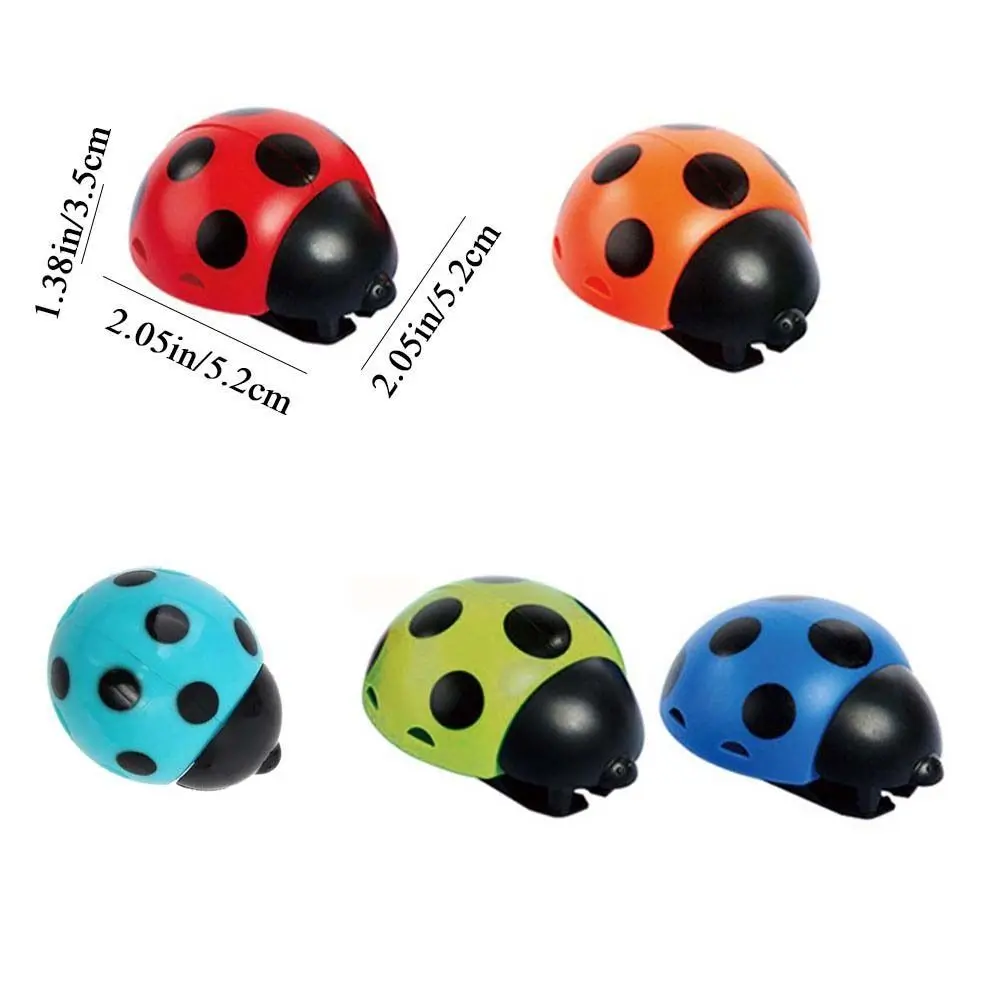 Plastic Ladybug Toothbrush Rack Wall Mounted with Suction Cup Cartoon Animal Brush Holder Decorative Toothbrush Holder Kids